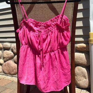 American Eagle Outfitters - Bright Pink Babydoll Top